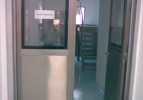 Stainless Steel 304 Hinged door with vision panel for pharmaceutical lab